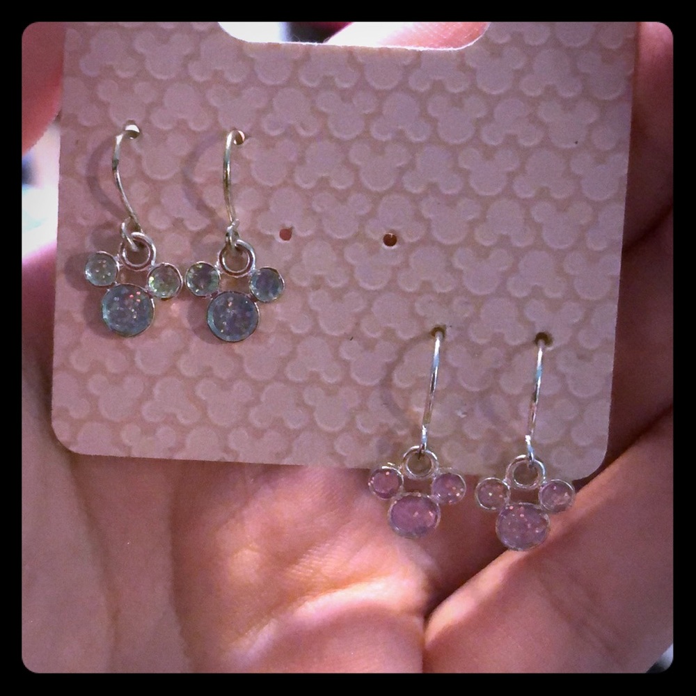 Two Pairs of Mickey Mouse Earrings